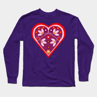 Folk Heart 3 Long Sleeve T-Shirt